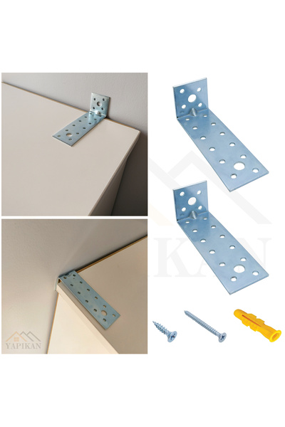 Yapıkan Deprem Güvenliği Dolap Sabitleme Seti 40x40x160mm - Mobilya Gardırop ...
