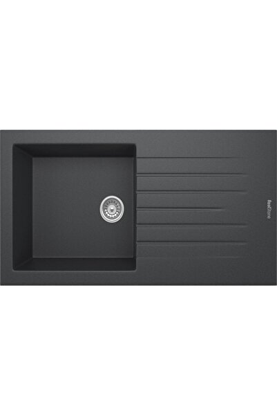 RealStone Real Stone P015 Laodikya 100 Xl Siyah Granit Evye Tezgah Üstü 100x5...