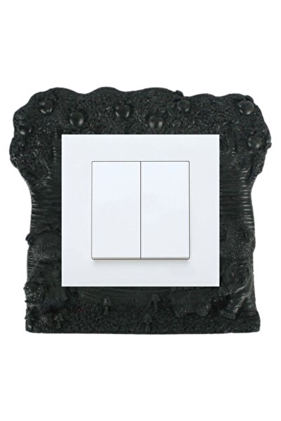 Evene Priz Süsü Dekoratif Priz Çerçevesi Anahtar Çerçevesi Model 2