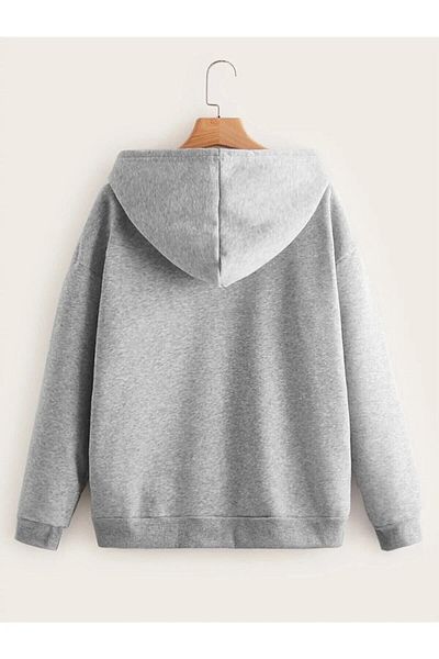 LYX Γκρι φούτερ Unisex με φερμουάρ