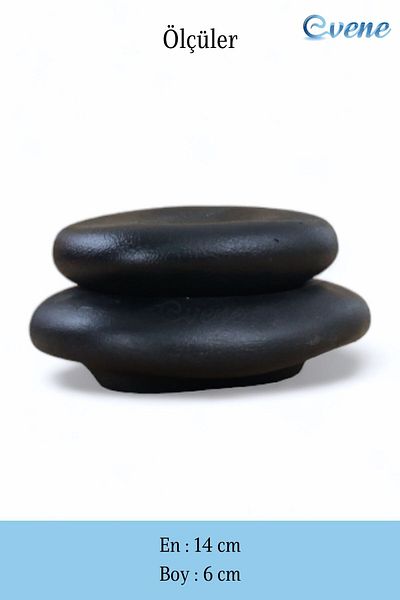 Evene Black Sugar Bowl with Lid Model 8