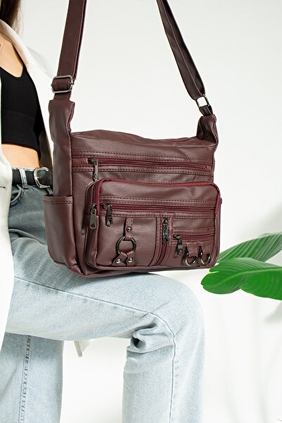 MEGA ÇANTA MEGA 101 DOMESTIC WASHED Faux Leather Ρυθμιζόμενη Γυναικεία τσάντα...