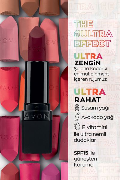 AVON Ultra Matte Lipstick - Wild Cherry