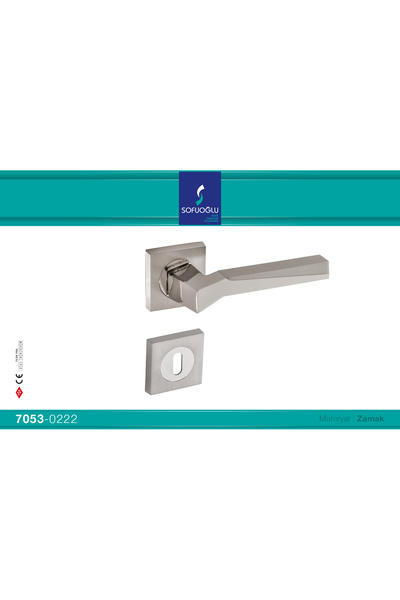 Sofuoğlu Kapı Kolu Yıldız Rozetli Lüx Zamak [ic Kapı Kolu-wc Kapı Kolu] Kolu