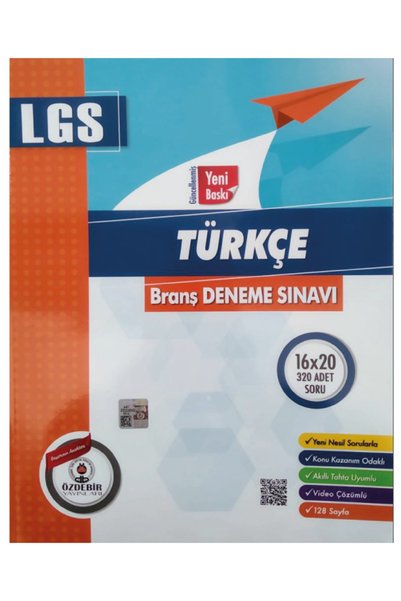 ÖZDEBİR YAYINEVİ 8. Sınıf Lgs Özdebir Branş Deneme Seti