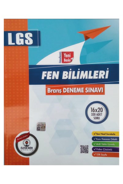ÖZDEBİR YAYINEVİ 8. Sınıf Lgs Özdebir Branş Deneme Seti