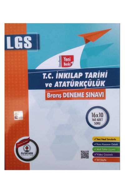 ÖZDEBİR YAYINEVİ 8. Sınıf Lgs Özdebir Branş Deneme Seti