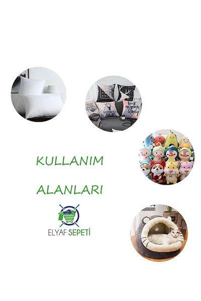 Euro Fiber Bead Fiber Filling and Filling Material 3 kg 100% Silicone