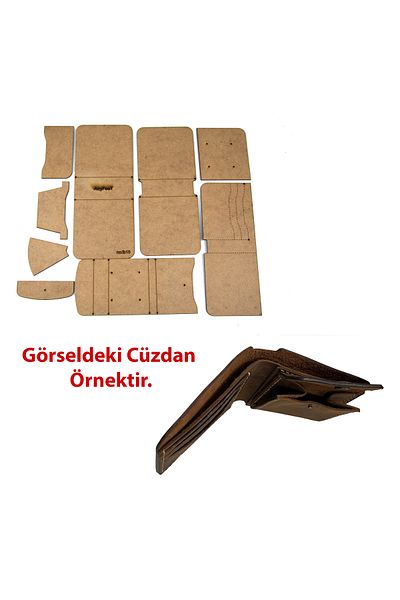 AiryFooT DIY Wallet Mold, Leather Hobby 9 Piece Mold, İb15