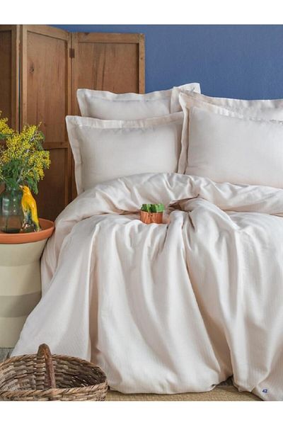 Apricitas HOME Σετ Παπλωματοθήκη Ellie Vanillia Διπλό Μπαμπού AP53T 20211153