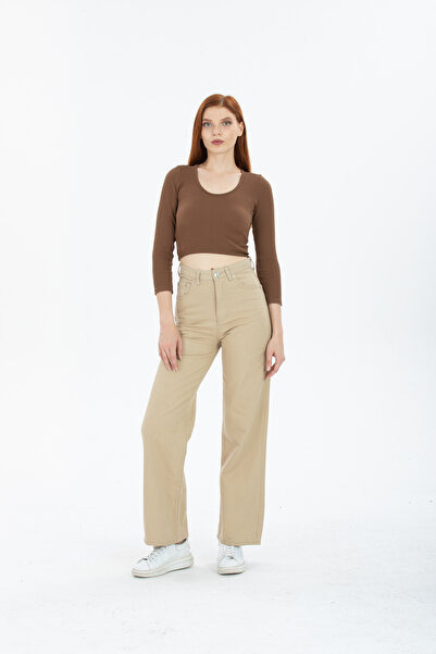 kotmodası Alissa, anii 90, spălat cu zăpadă, lycra gri zăpadă, talie super în...