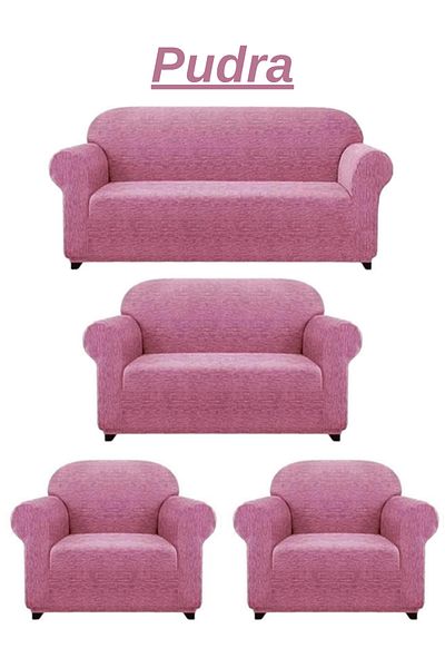 Ensari karaoğlu 3 3 1 1 Husă pentru set de canapea jacquard țesut. Husă elastică, flexibilă, lavabilă pentru scaun, canapea, canapea extensibilă