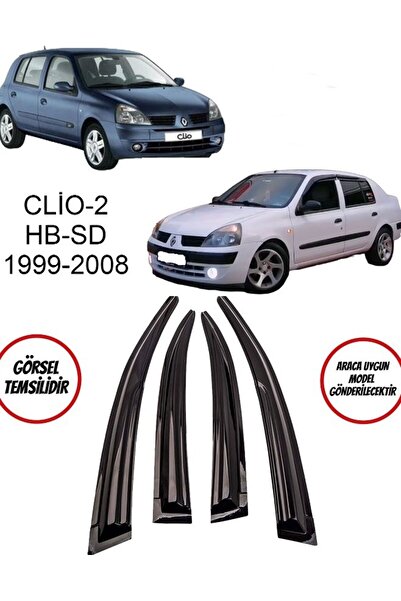 BALP Renault Clio 2 Cam Rüzgarlığı 4lü 1999-2008 Arası