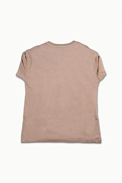 Dilvin Μπλουζάκι με ανοιχτόχρωμα εφέ μπεζ