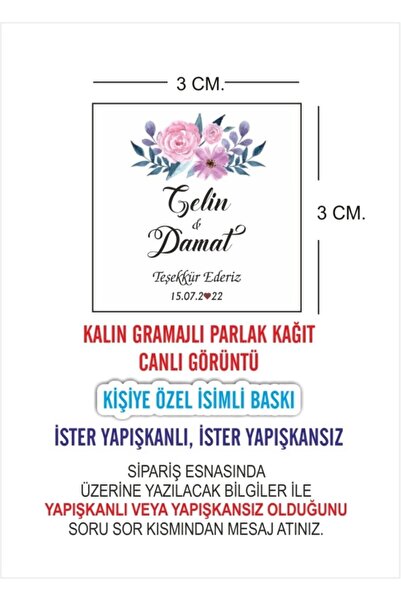 Liva Etiket Söz Nişan Kına Nikah Düğün Şişe Ve Magnet Etiketleri Sticker Tr60