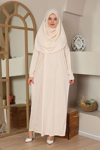 medipek Zestaw modlitewny Sukienka modlitewna Dywan modlitewny Perłowe koraliki modlitewne Yasin Cream