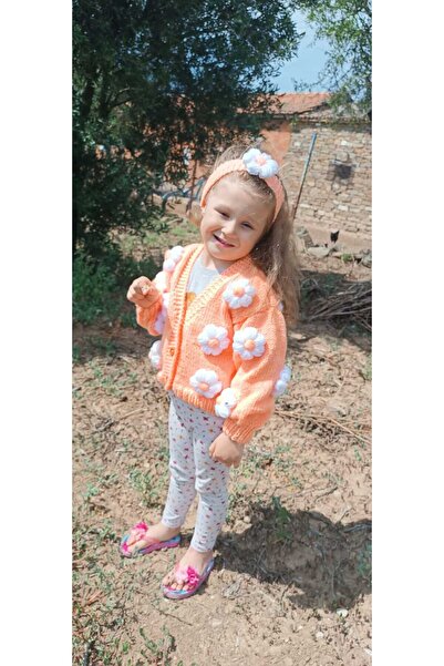 EL ÖRGÜSÜ CİCİ BEBE El Örgüsü Çiçekli Bebek Hırka