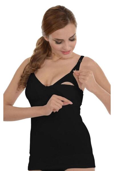 bejamonti قميص داخلي نسائي أسود للرضاعة الطبيعية