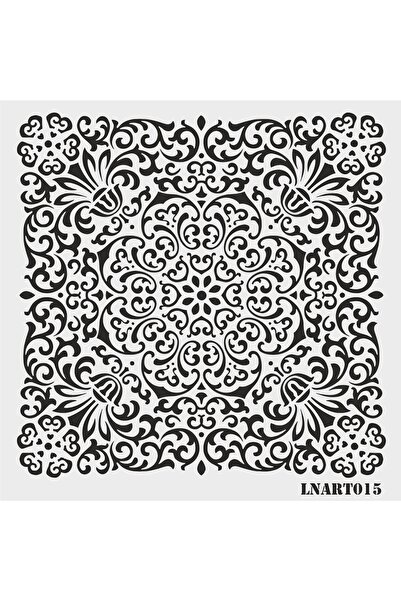 LİNEART Tile Pattern Stencil Template Lnart015 25X25 cm