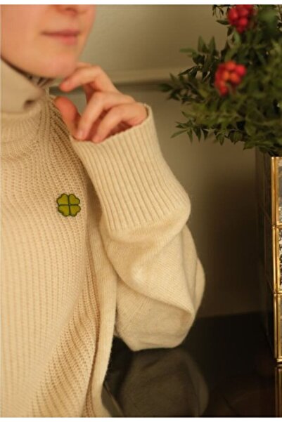 YAKA ART Yonca Seramik Broş