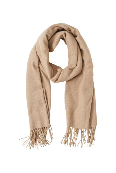 PIECES Scarf Adult Silver Mink