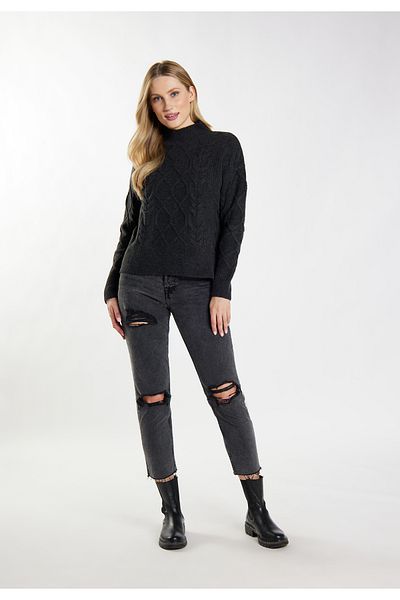 Dreimaster Vintage Strickpullover incus