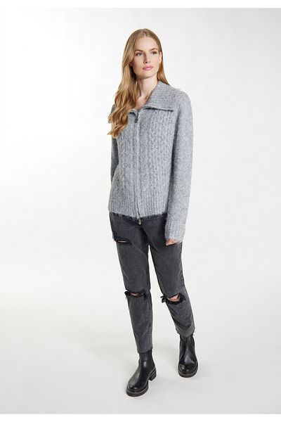 Dreimaster Strickjacke mit hoher Flatness im Vintage-Stil