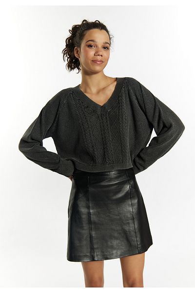 myMo ROCKS Strick Pullover blonda
