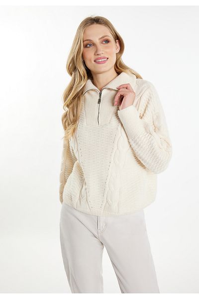 Dreimaster Vintage Strickpullover incus