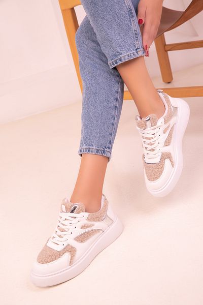 SOHO Women's White Sneakers 18472