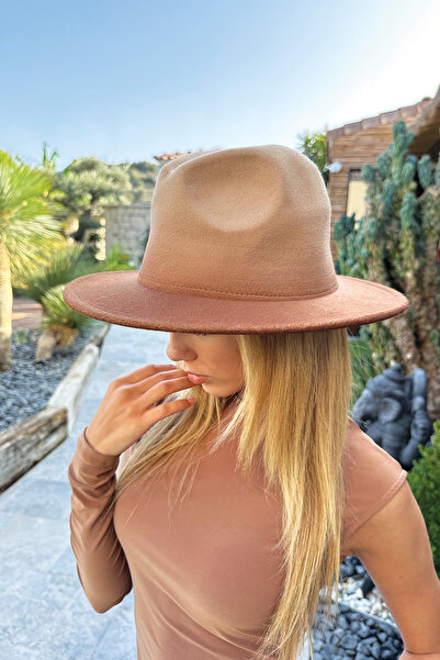 Trend Alaçatı Stili Γυναικείο Καπέλο Cowboy Wash Coffee ALC-X11087