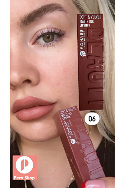 RS Ronassi Cosmetics أحمر شفاه بيوتي سوفت آند فيلفيت مات إنك