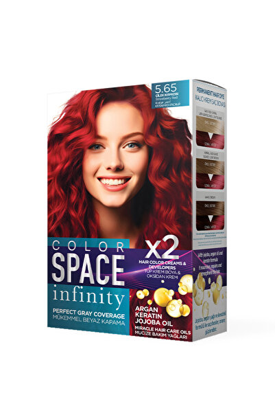 Color Space İnfinity Color Space Set Boya 5.65 Çilek Kırmızısı