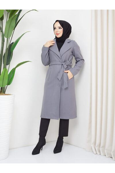 POLANGEL ΓΥΝΑΙΚΕΙΟ ΠΑΛΤΟ ΚΟΥΤΙ ΜΕ ΖΩΝΗ