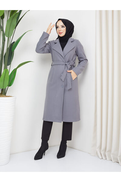 POLANGEL ΓΥΝΑΙΚΕΙΟ ΠΑΛΤΟ ΚΟΥΤΙ ΜΕ ΖΩΝΗ