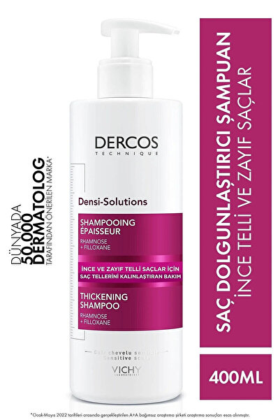 Vichy Dercos Densi-Solution İnce ve Zayıf Saçlar İçin Şampuan 400 ml DEMBA701