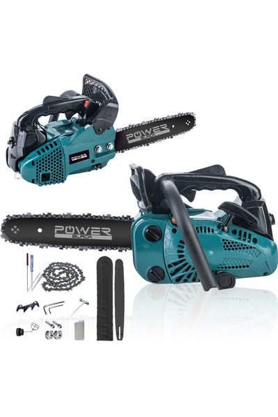 POWER BLACK Benzin Motorlu Mini Odun Dal Budama Ağaç Kesme Makinesi 25 Cc Agm