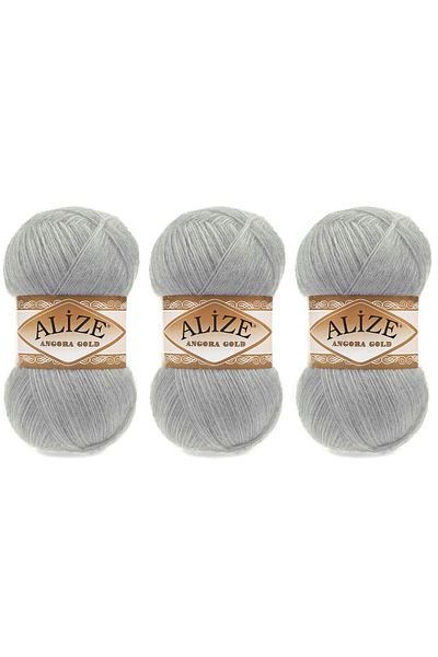 Alize Νήματα πλεξίματος χειρός Angora Gold 100 gr 3 Τεμάχια