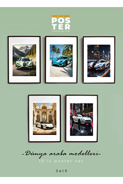 Genel Markalar YAPAY ZEKA SANAT Dünya Spor Araba Türleri