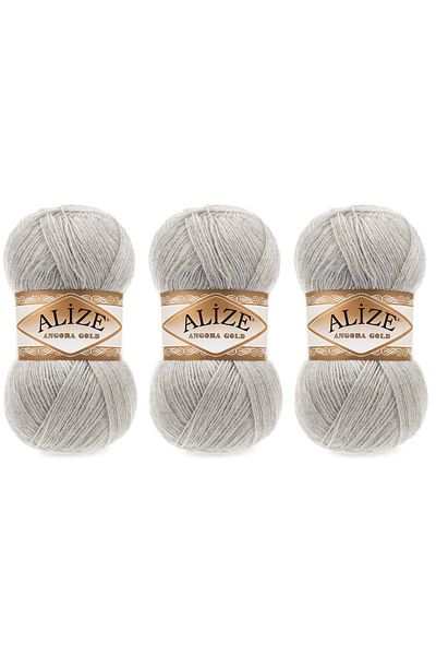 Alize Angora Gold Πλεκτό Νήμα 100 Gr 3 ΤΕΜΑΧΙΑ ΧΡΩΜΑ 652 ΟΜΙΧΛΗ