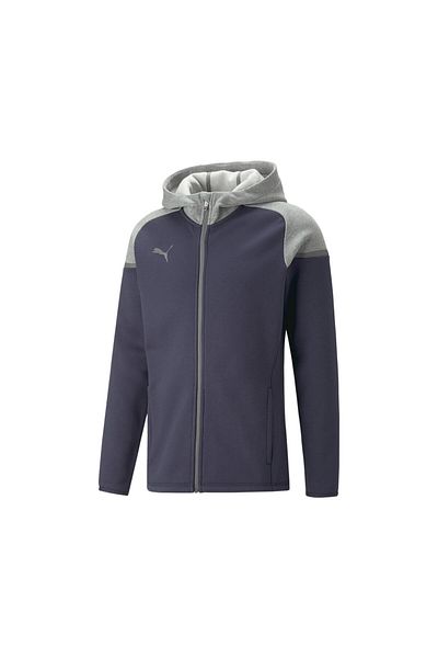 Puma Φούτερ Teamcup Casuals Hoodie με φερμουάρ με κουκούλα με κουκούλα