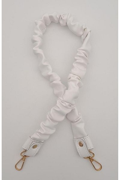 angel çanta aksesuar Αξεσουάρ Angel Bag 70 cm Μοντέλο με κορδόνι από συνθετικό δέρμα Λευκό Χρώμα Λαβή τσάντας Ανοιχτόχρωμο μεταλλικό