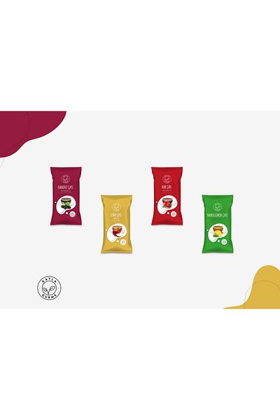 Kayla Gurme 4 Types of Fruit Grain Disposable Tea - 80 Pcs Black-Mulberry-Apple-Pomegranate-Mint Lemon