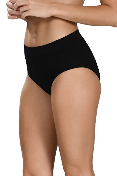 bejamonti Women's Black Seamless Gathering Panties 2006 3-Piece