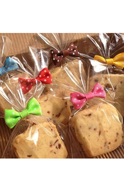 Eliz Party Parlak Bantsız Şeffaf Jelatin Kurabiye Aksesuar Paketleme Poşeti 13x20cm 50 Adet