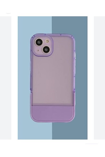 SEGRETO حافظة سيليكون متوافقة مع هاتف آيفون 13 برو مع حامل وحماية شفافة للكام...