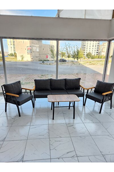 demirhanlar mobilya 3-1-1 orta sehpalı Bahçe balkon cafe, çayseti Koltuk Takı...