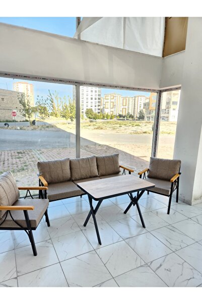 demirhanlar mobilya 3-1-1 Masalı Bahçe balkon cafe, çayseti Koltuk Takımı ofi...