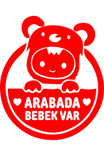 Birim Matbaa 2118 CM Baby Herb Sticker in Car
