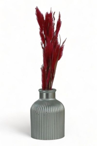 Evene Vase Small Vase Tabletop Vase Home Decoration Vase Silver Color Model 3